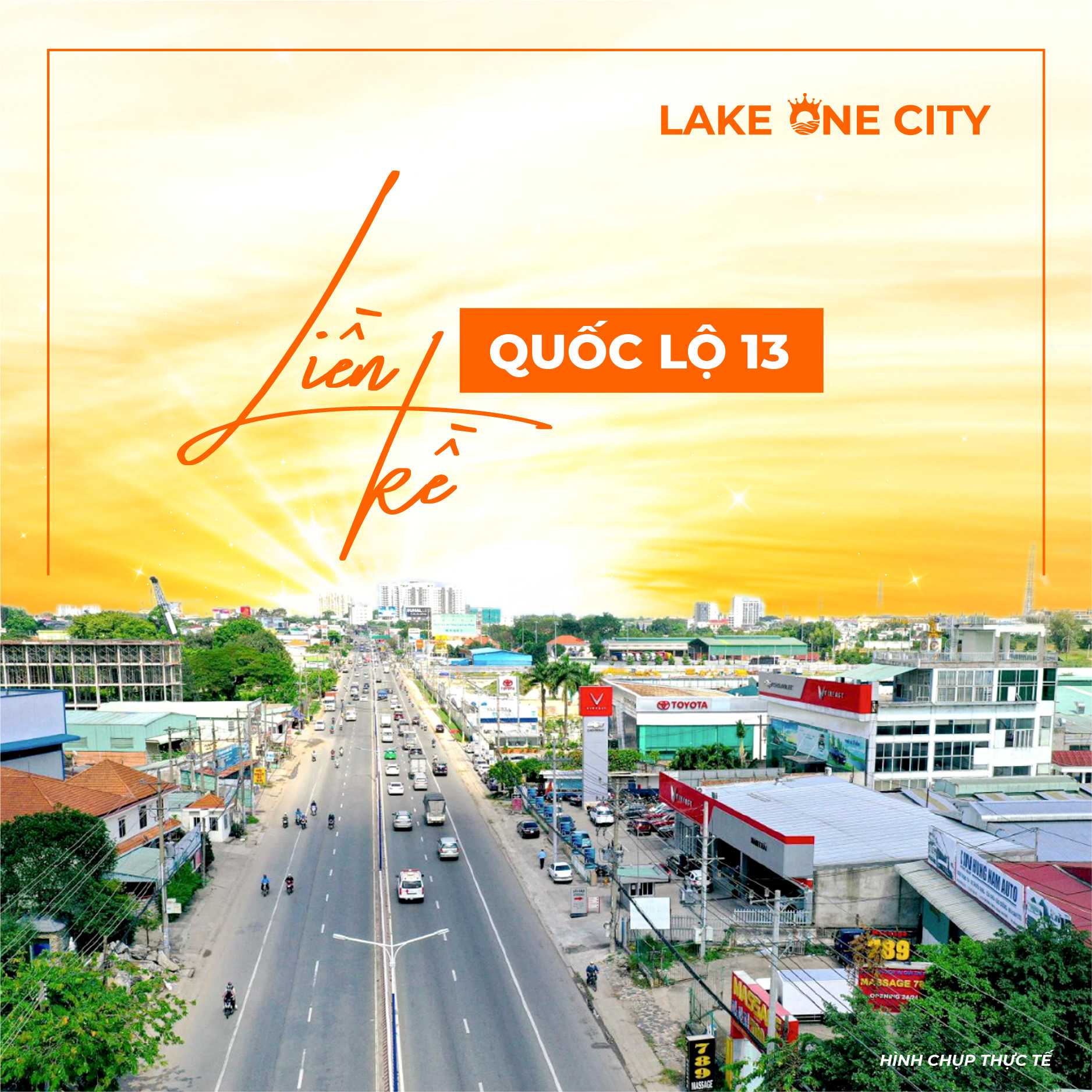Vị trí dự án Lake One City Bình Phước