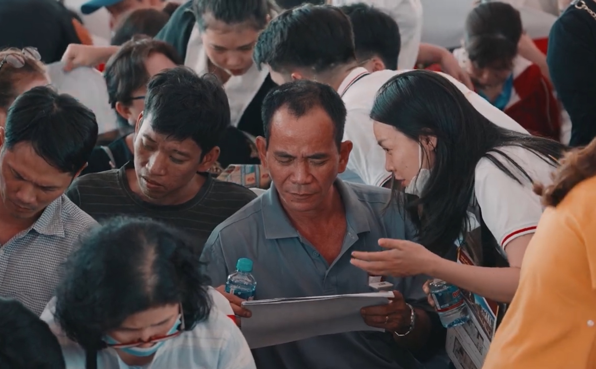 Hình ảnh Ông Trịnh Văn Khương 55 tuổi đến tham dự sự kiện giới thiệu dự án 5F Orianna