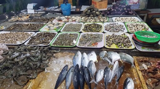 Chợ hải sản Bình Chánh ngay dự án Phố Thương Mại Trường Thịnh Phát