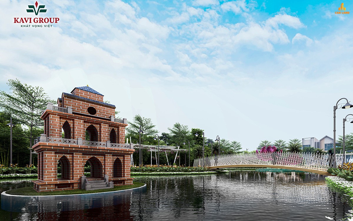 Công viên hồ cảnh quan dự án Khu đô thị Lake One City Bình Phước