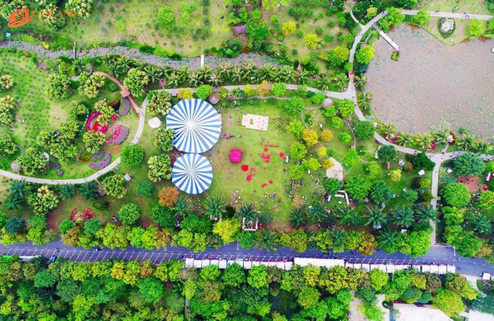 Phối cảnh Công viên dự án Khu nhà ở Quang Phúc 2 Tân Uyên