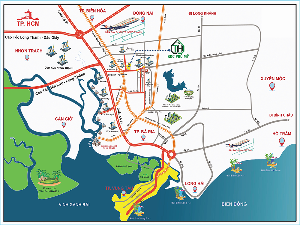Vị trí chiến lược của Phú mỹ Port City