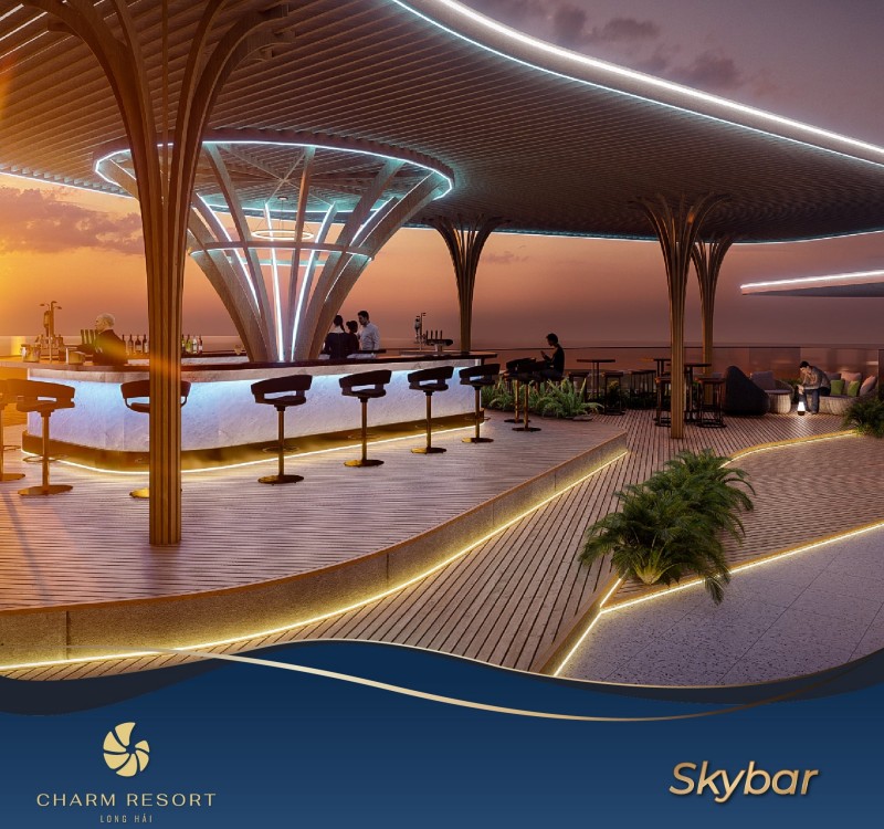 Sky bar tại Charm Resort Long Hải