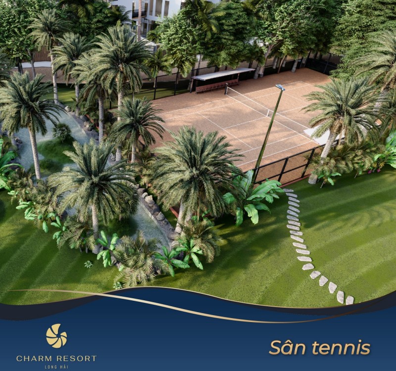 Sân Tennis tại Charm Long Hải