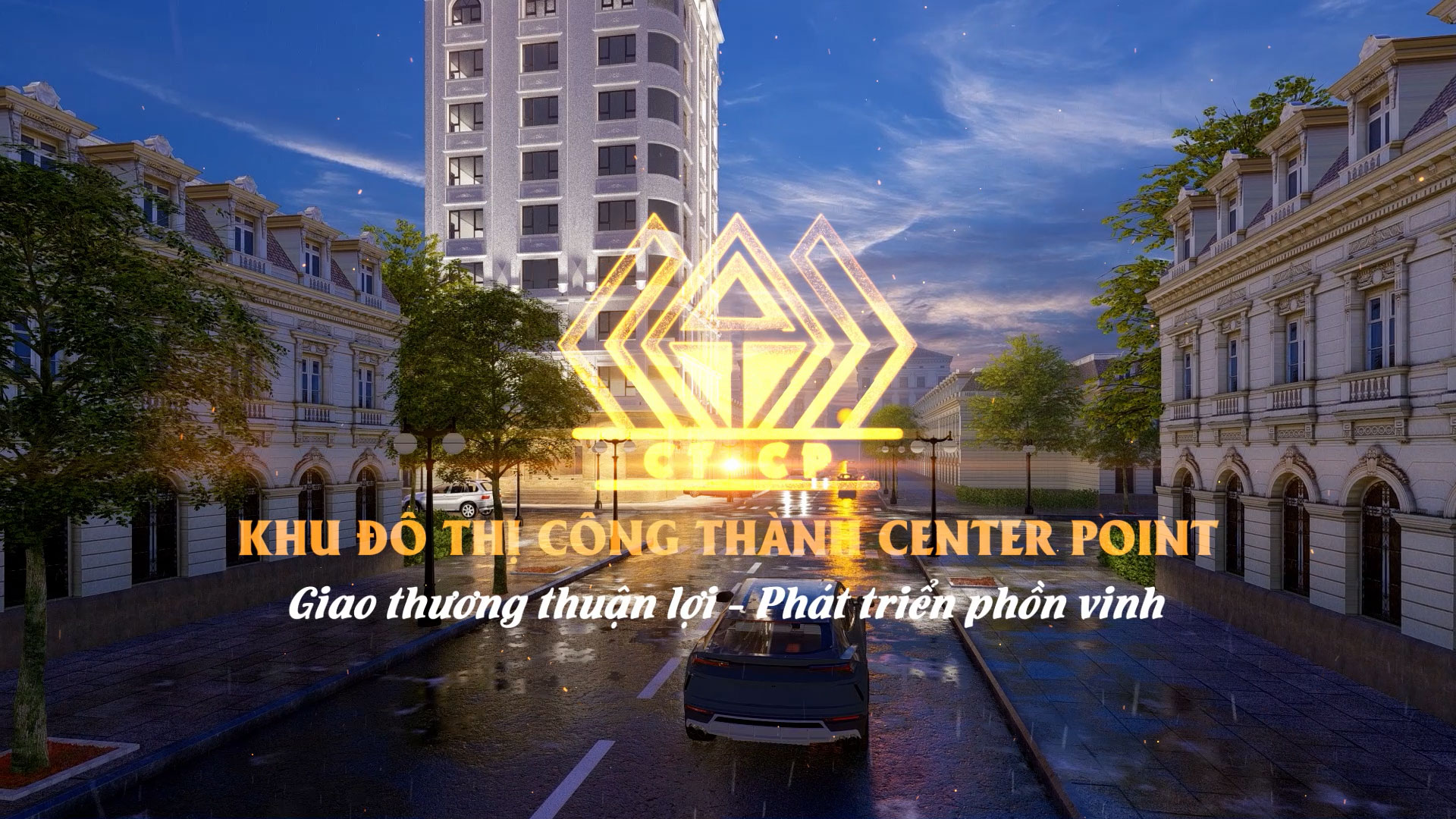Phối cảnh dự án Khu đô thị Công Thành Center Point Bình Phước